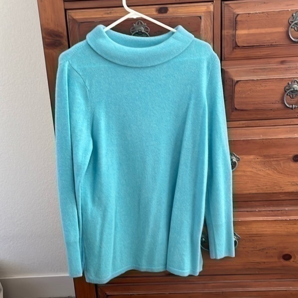 Talbots Women’s Pure Cashmere Tunic Sweater Size Large NWOT